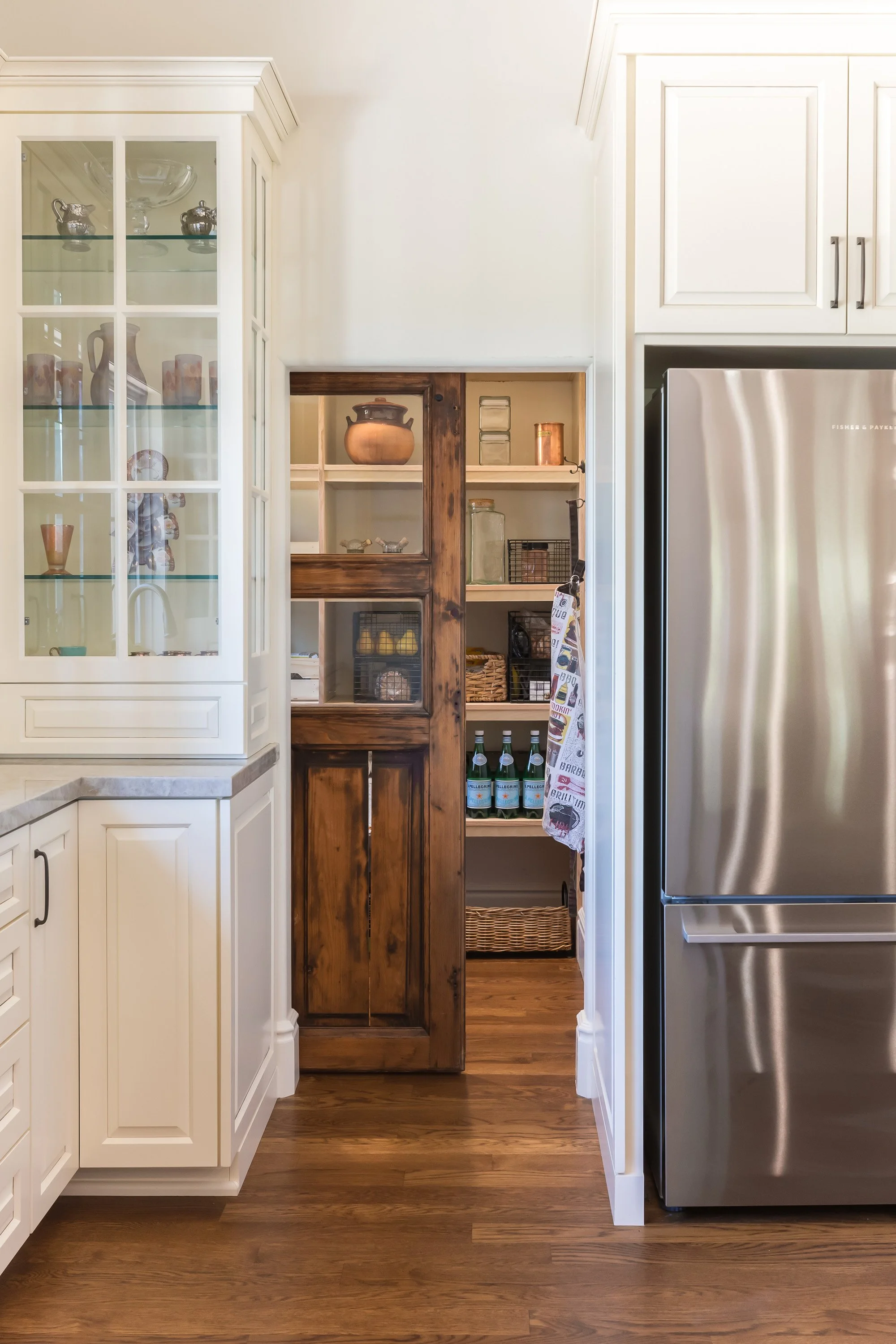 Avenida San Miguel kitchen view in San Diego, California by Madelene Ross Design Studio