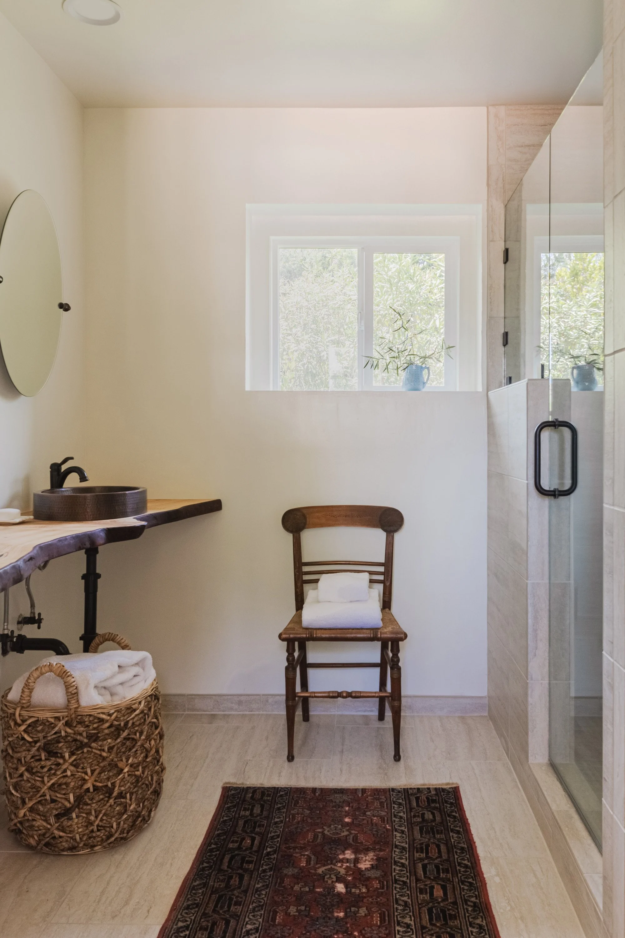 Avenida San Miguel kitchen vignette in San Diego, California by Madelene Ross Design Studio