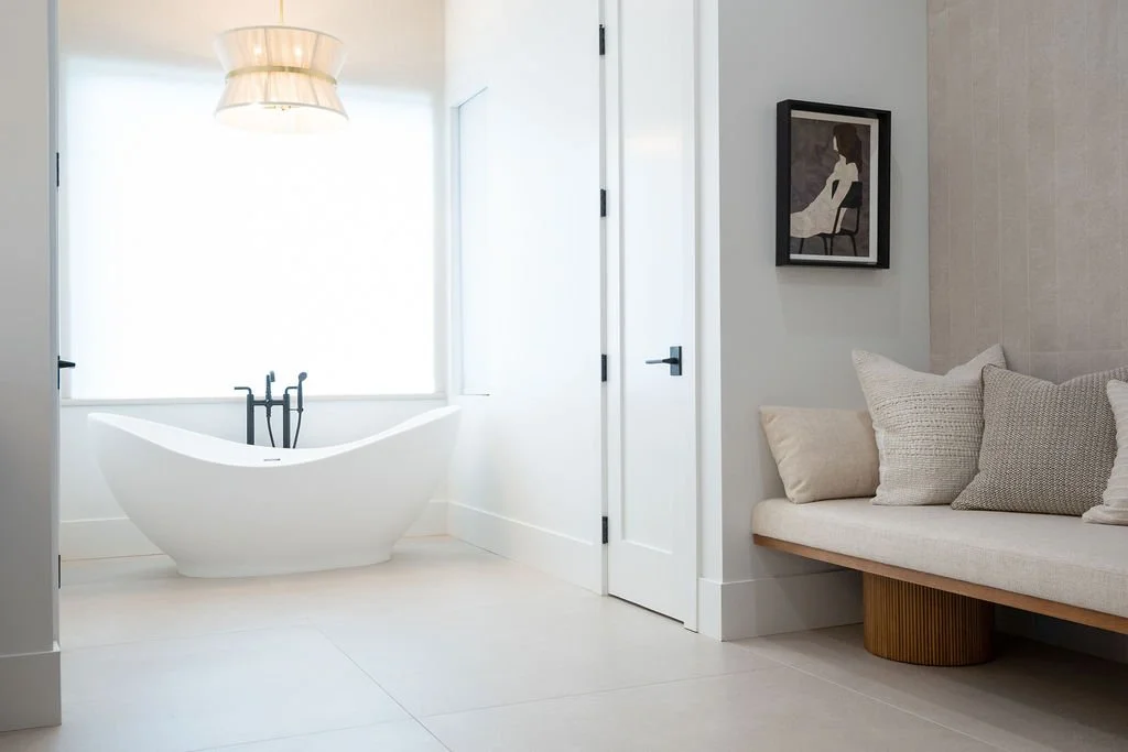 Blossom Valley Suite Retreat bedroom suite in Blossom Valley, California by Madelene Ross Design Studio