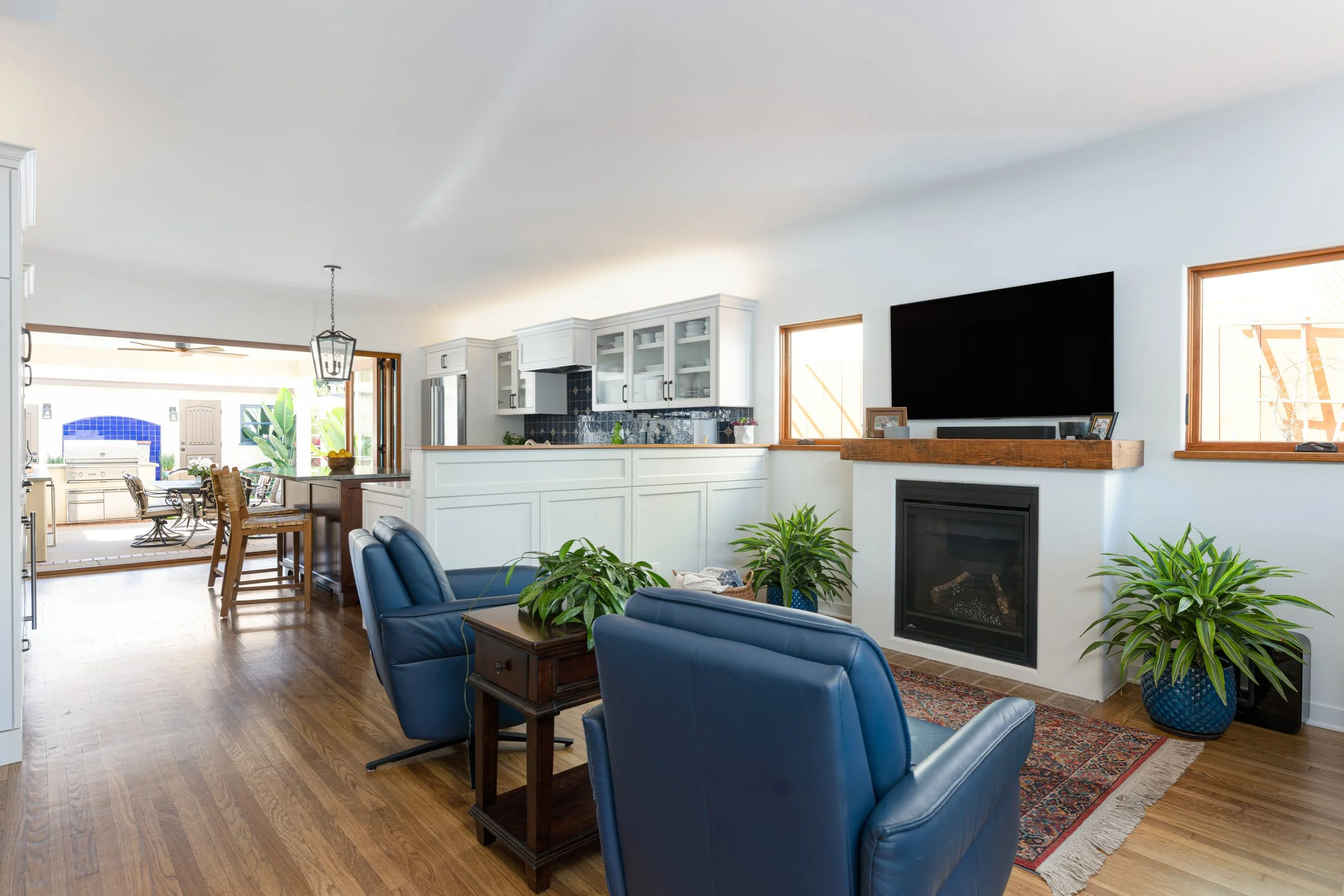 Coronado Palm interior view in Coronado, California by Madelene Ross Design Studio
