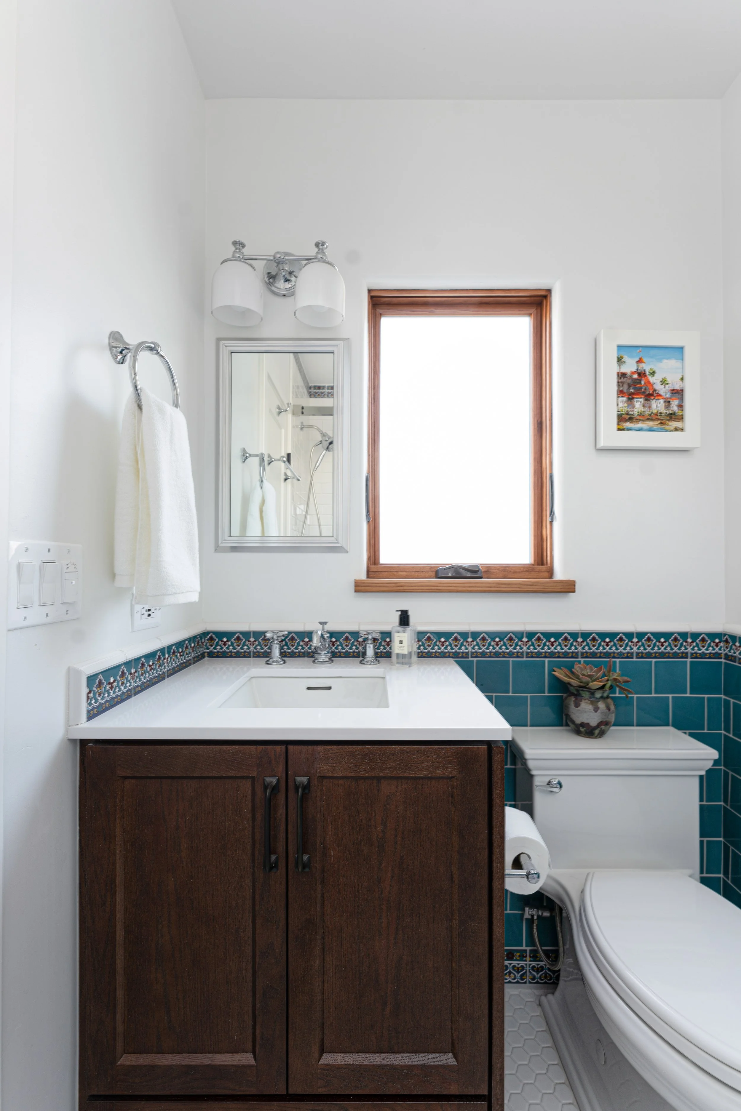 Coronado Palm interior view in Coronado, California by Madelene Ross Design Studio