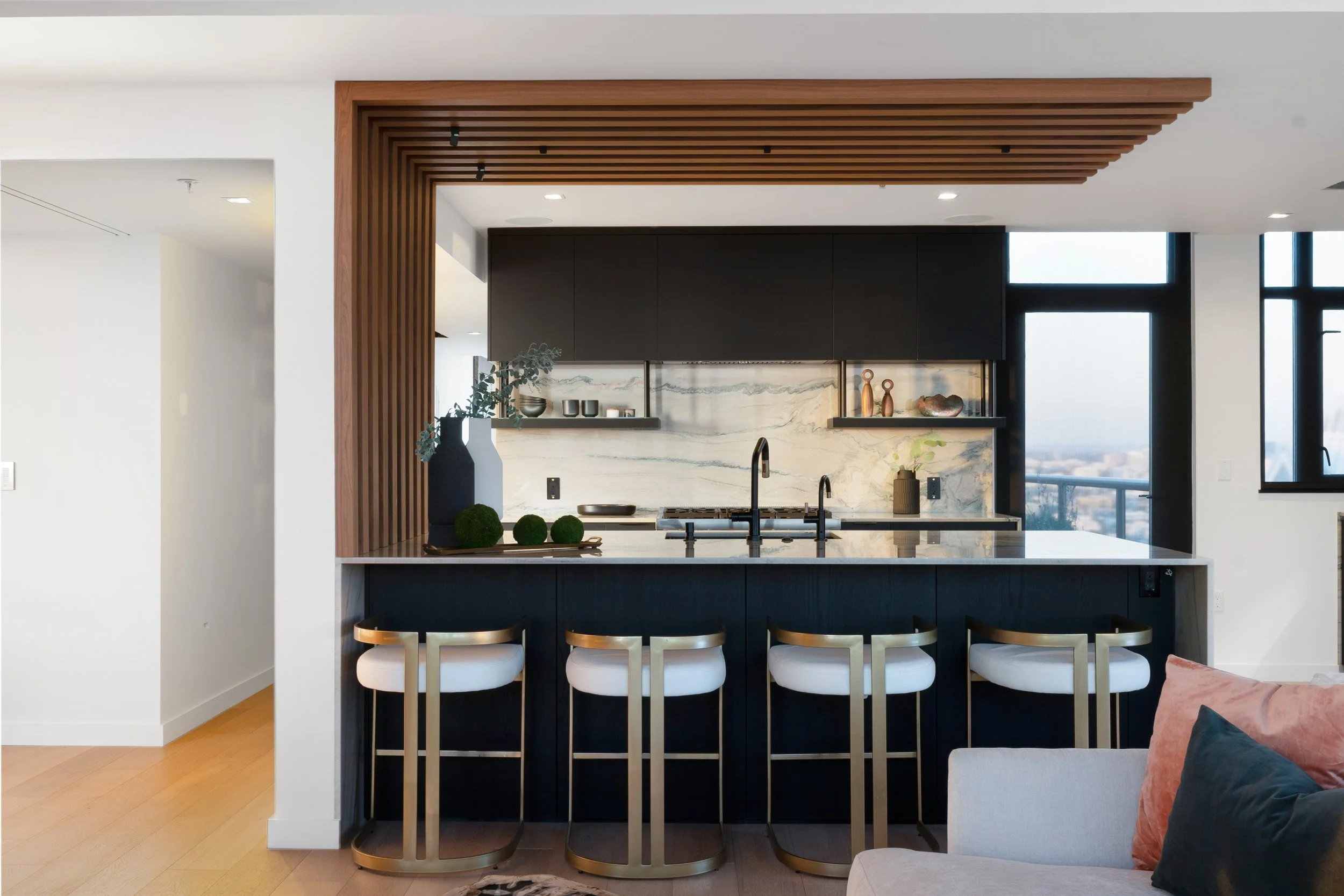 Electra 4303 interior vignette in San Diego, California by Madelene Ross Design Studio