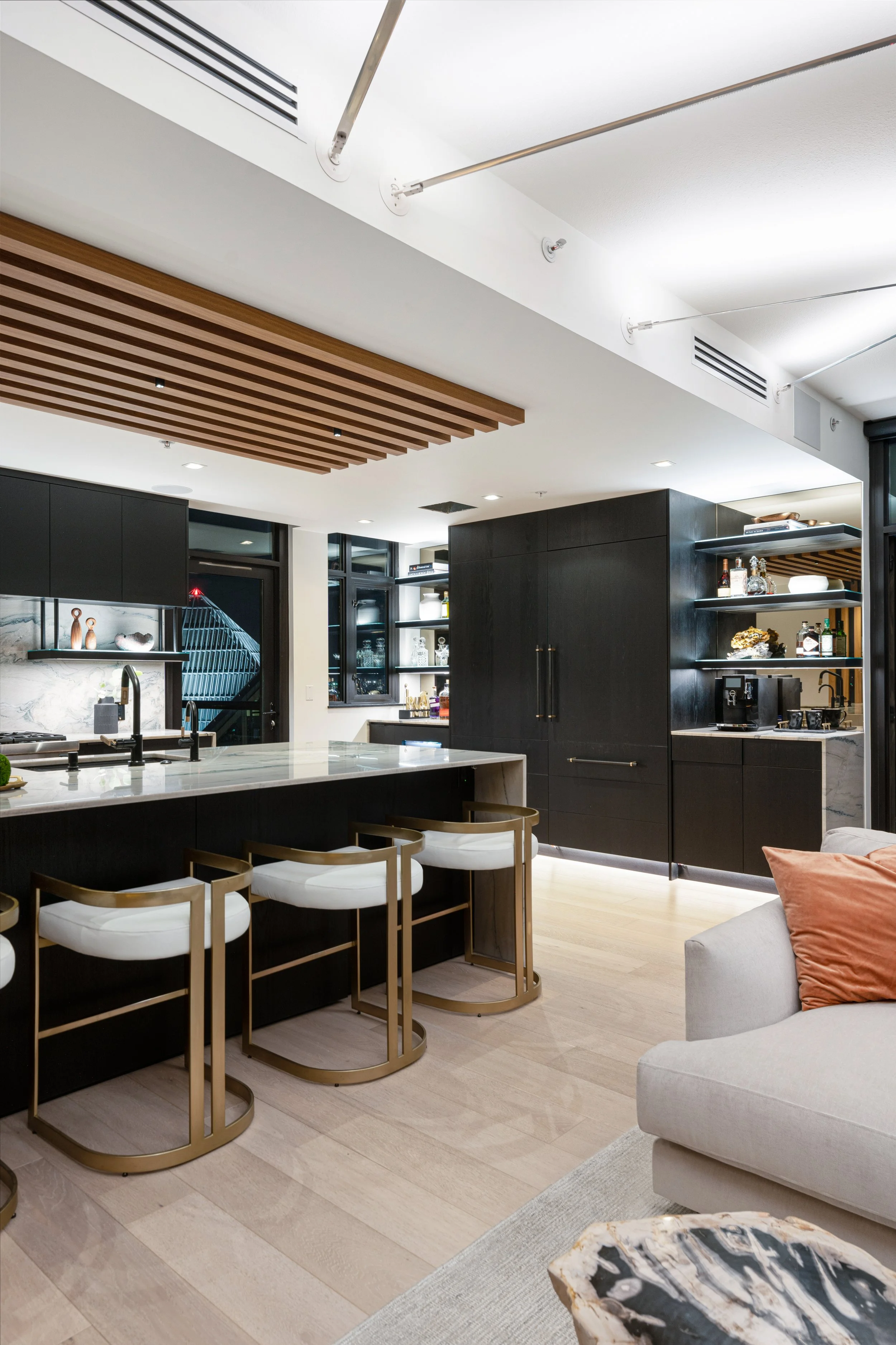 Electra 4303 interior view in San Diego, California by Madelene Ross Design Studio