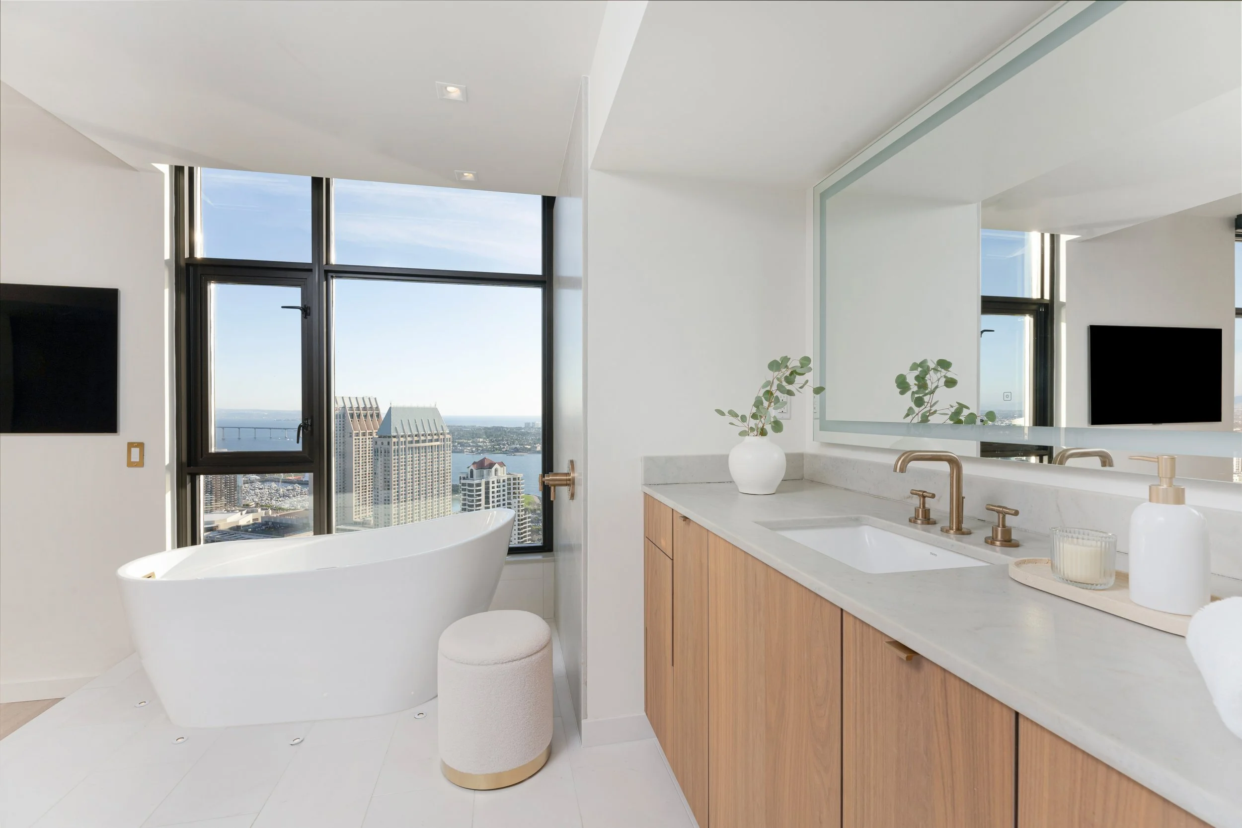 Electra 4303 interior view in San Diego, California by Madelene Ross Design Studio