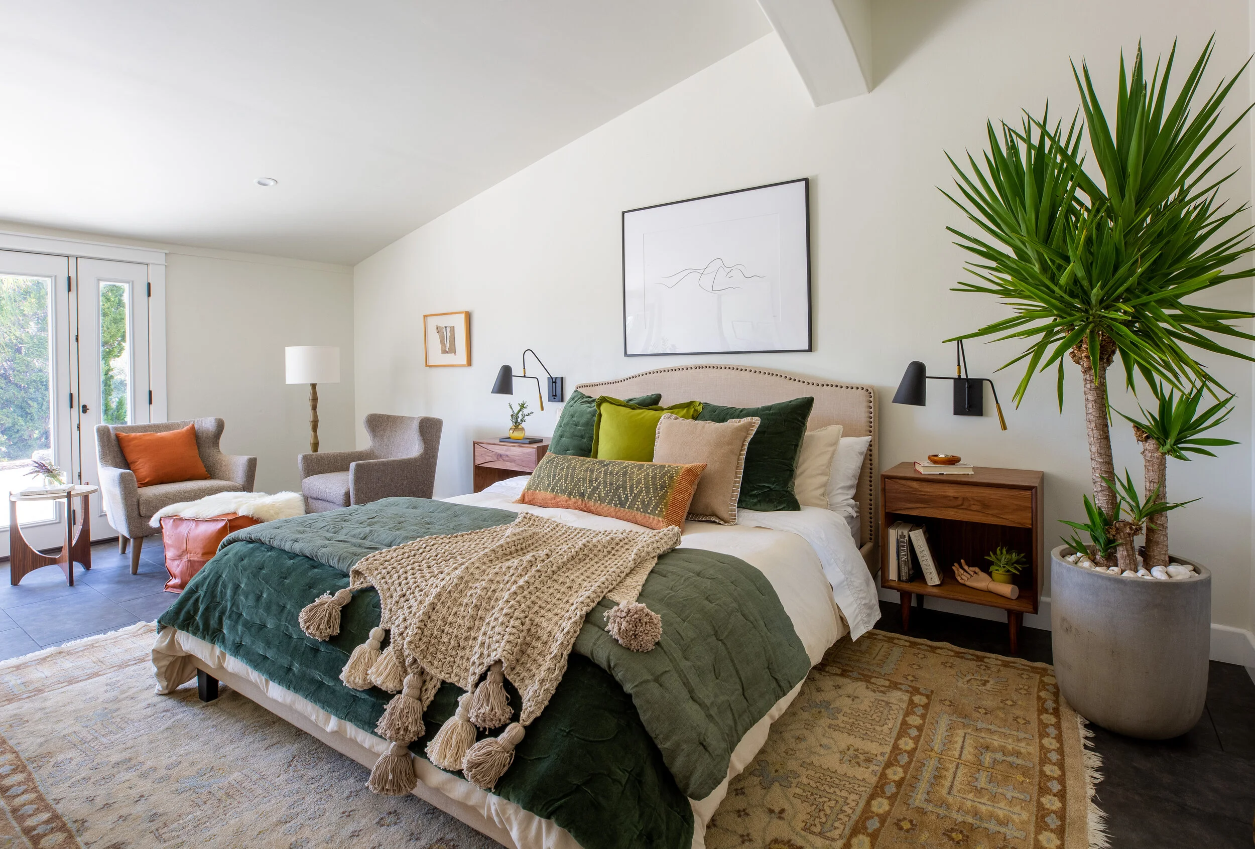Estates Way Master Suite interior design, San Diego, California