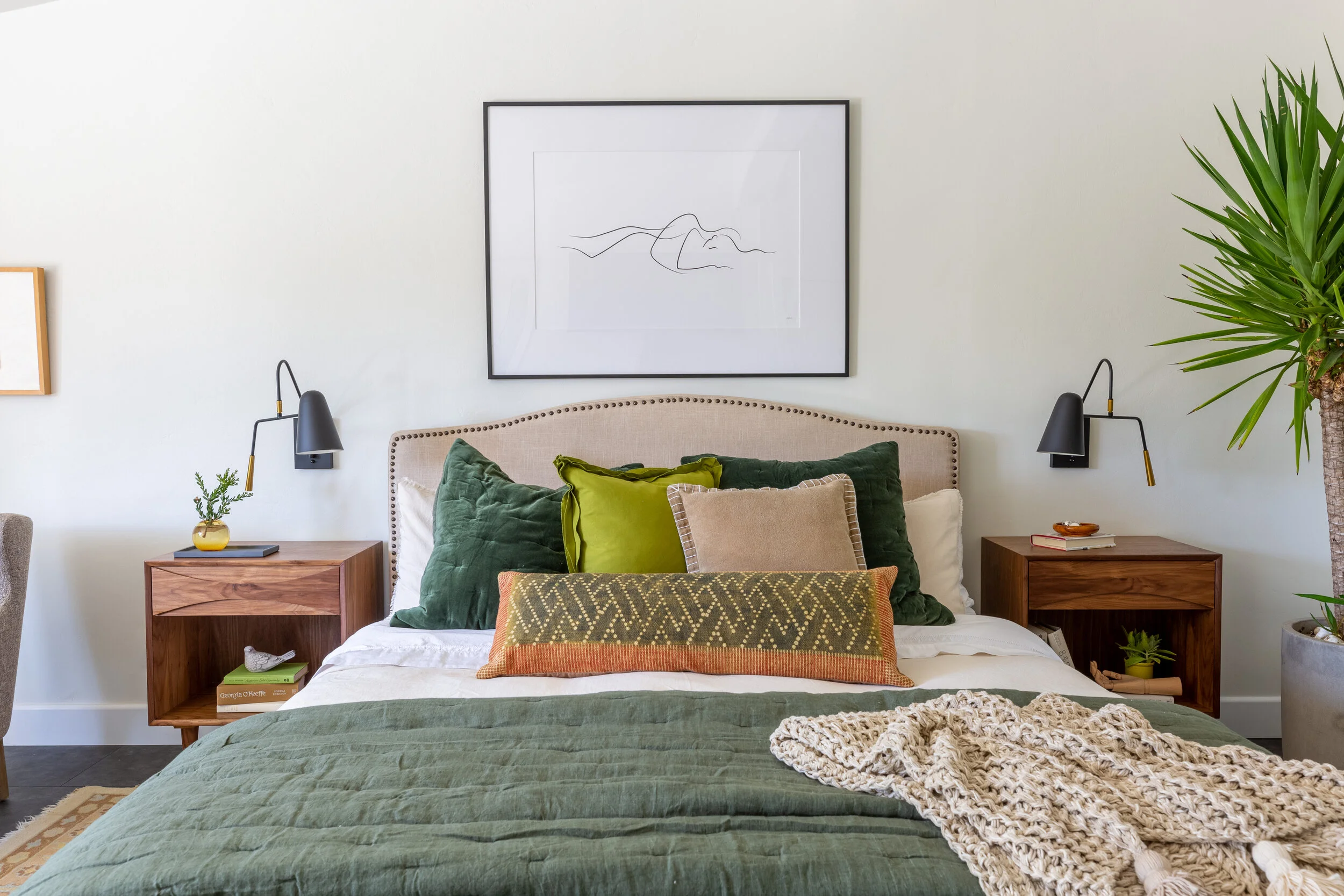 Estates Way Master Suite bedroom suite in San Diego, California by Madelene Ross Design Studio