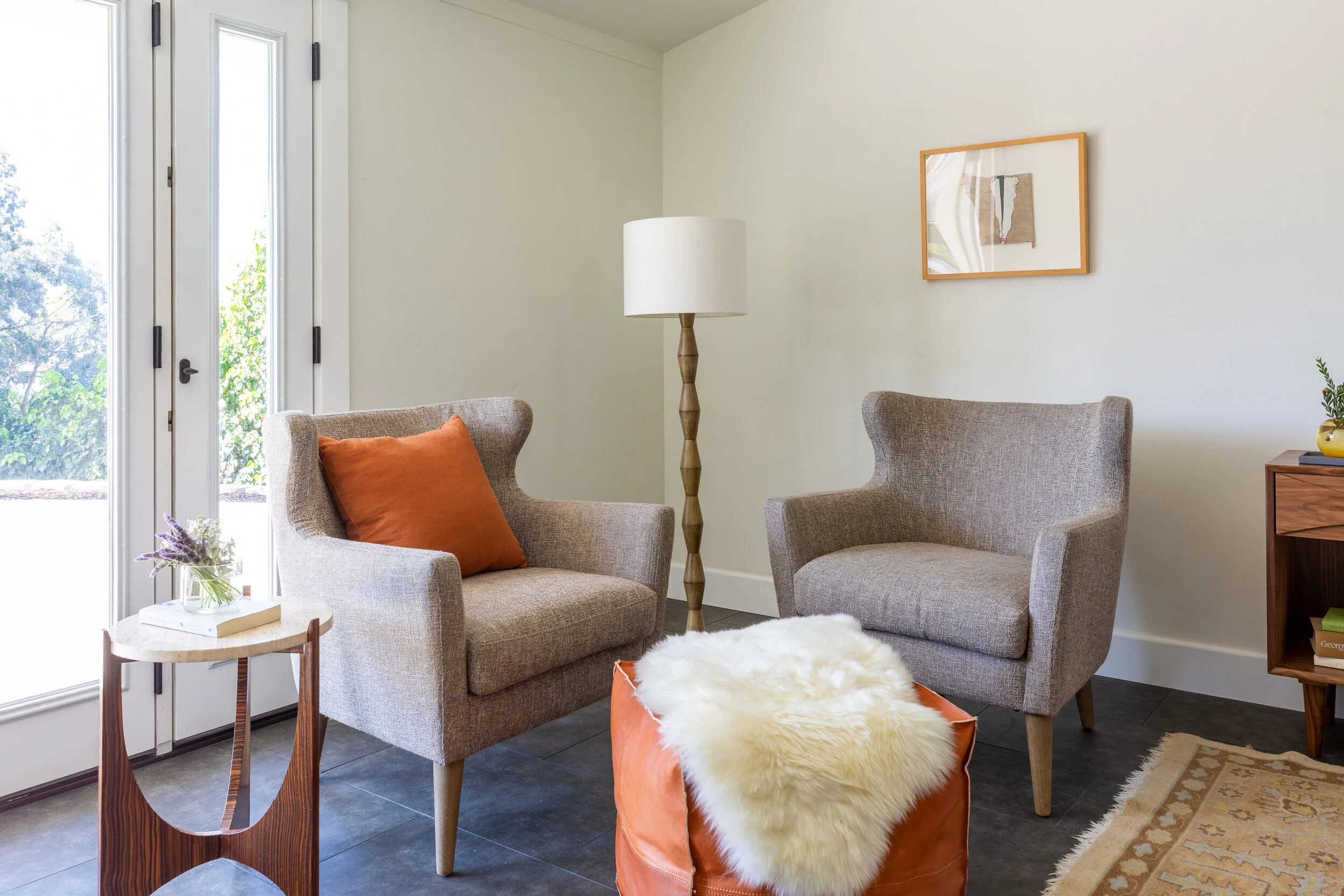 Estates Way Master Suite bedroom suite detail in San Diego, California by Madelene Ross Design Studio