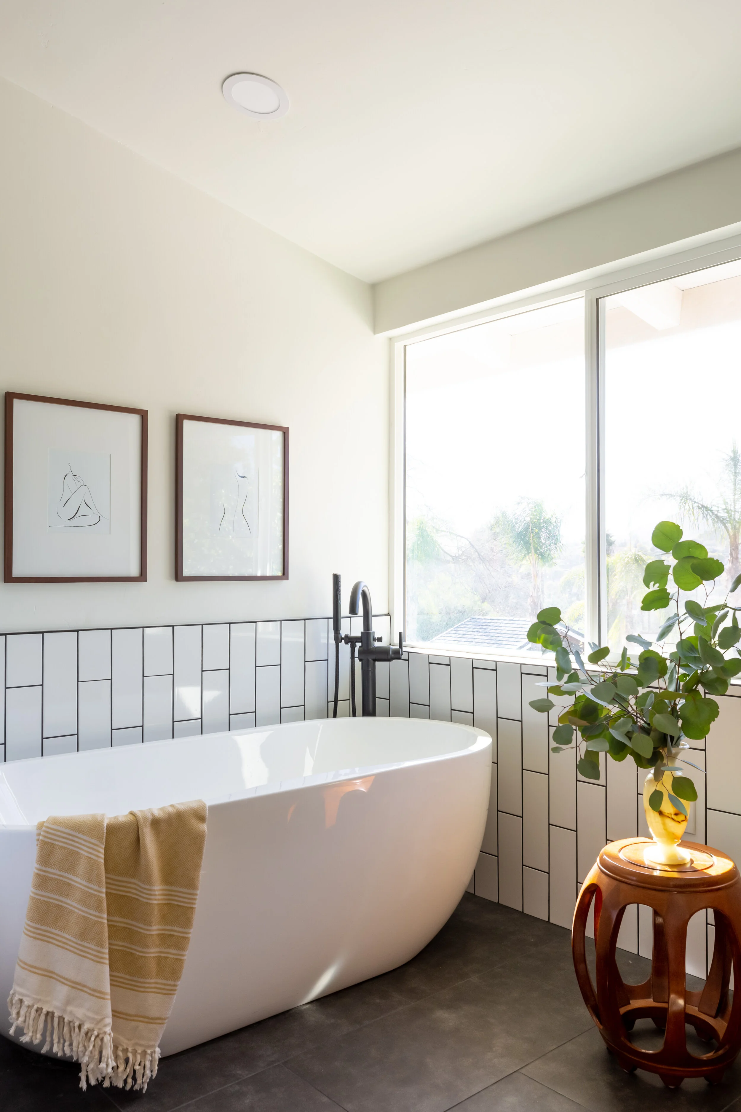 Estates Way Master Suite bedroom suite view in San Diego, California by Madelene Ross Design Studio