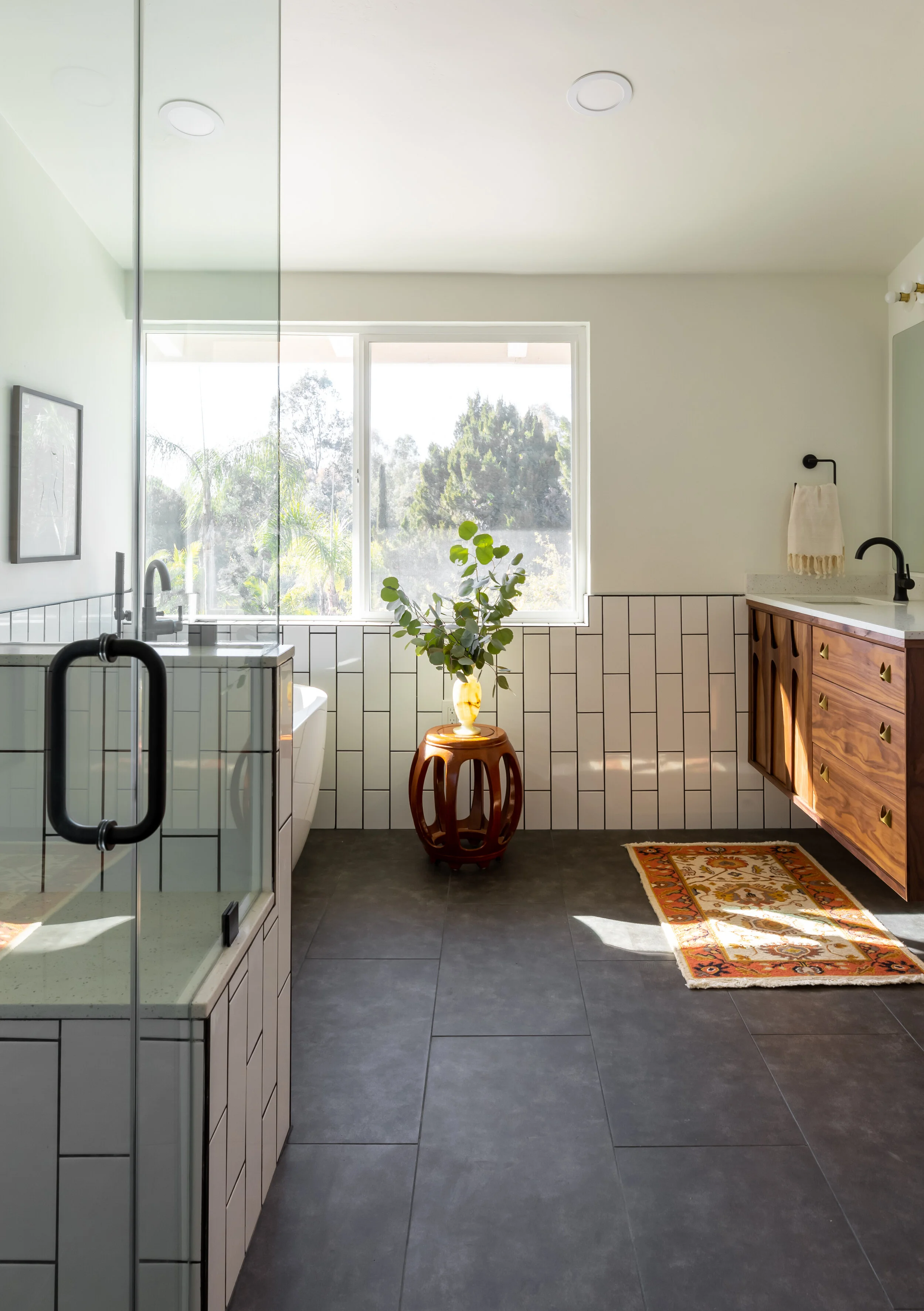 Estates Way Master Suite bedroom suite vignette in San Diego, California by Madelene Ross Design Studio