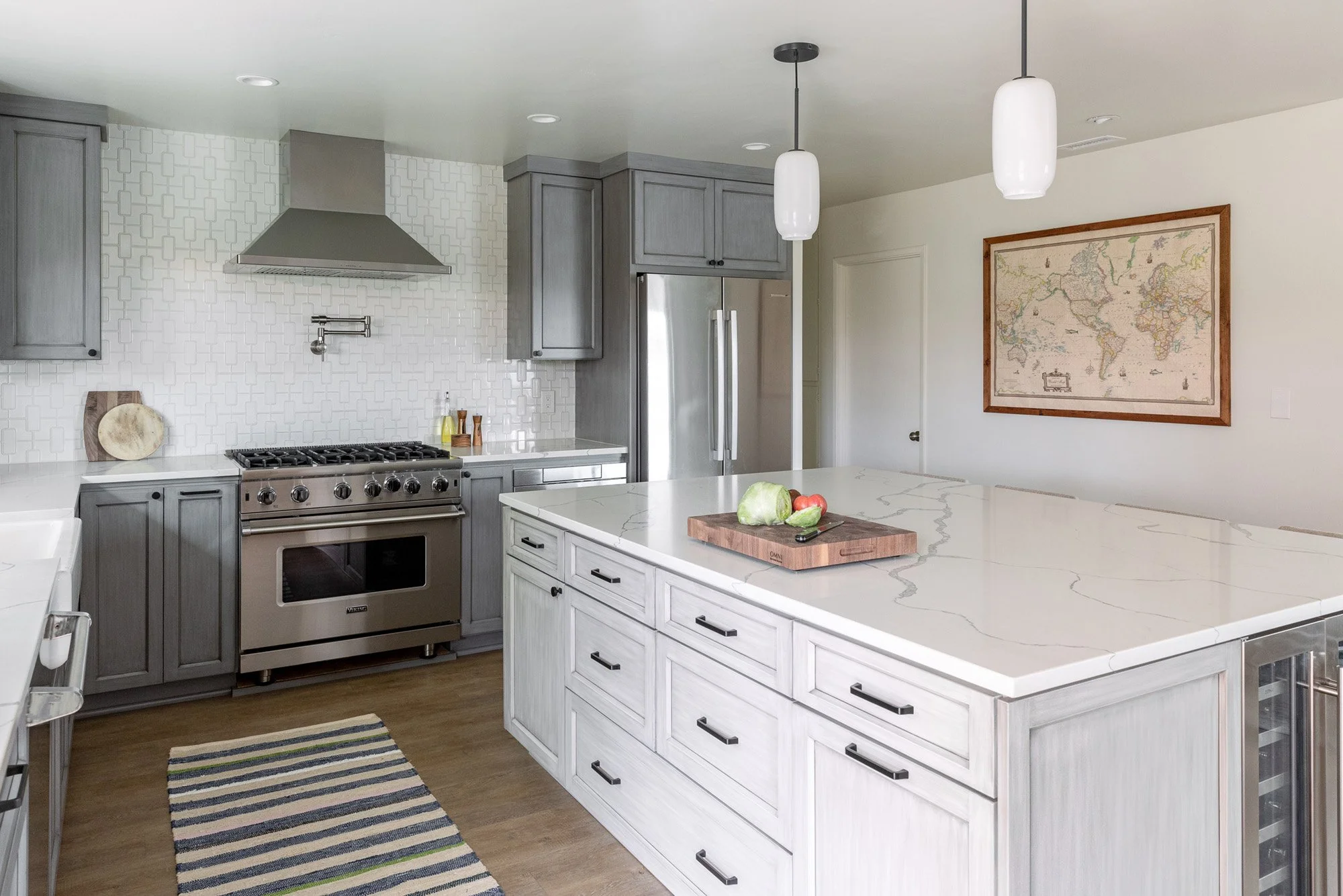 Gaylord kitchen detail in San Diego, California by Madelene Ross Design Studio