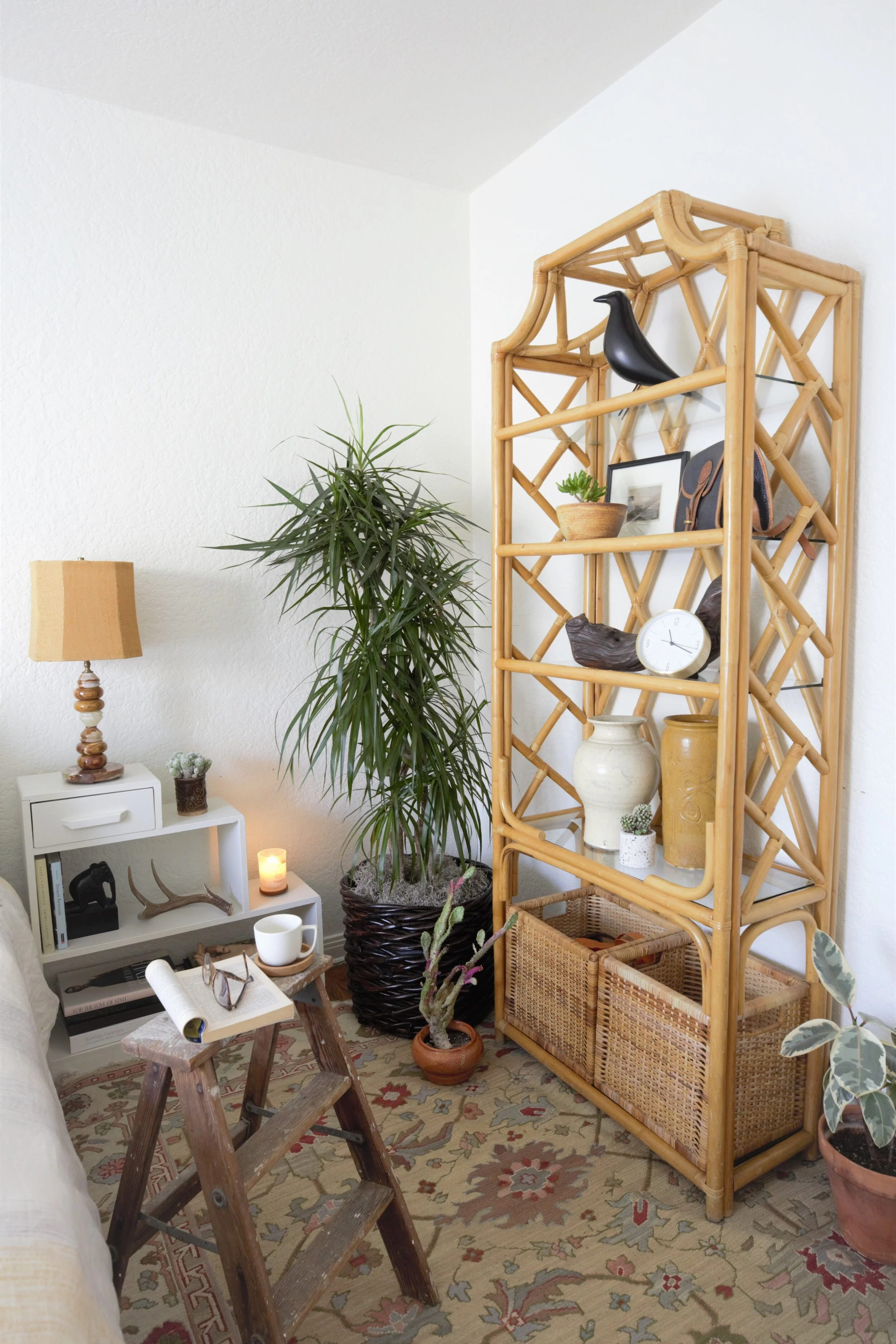 Guestroom Refresh bedroom suite vignette in San Diego, California by Madelene Ross Design Studio