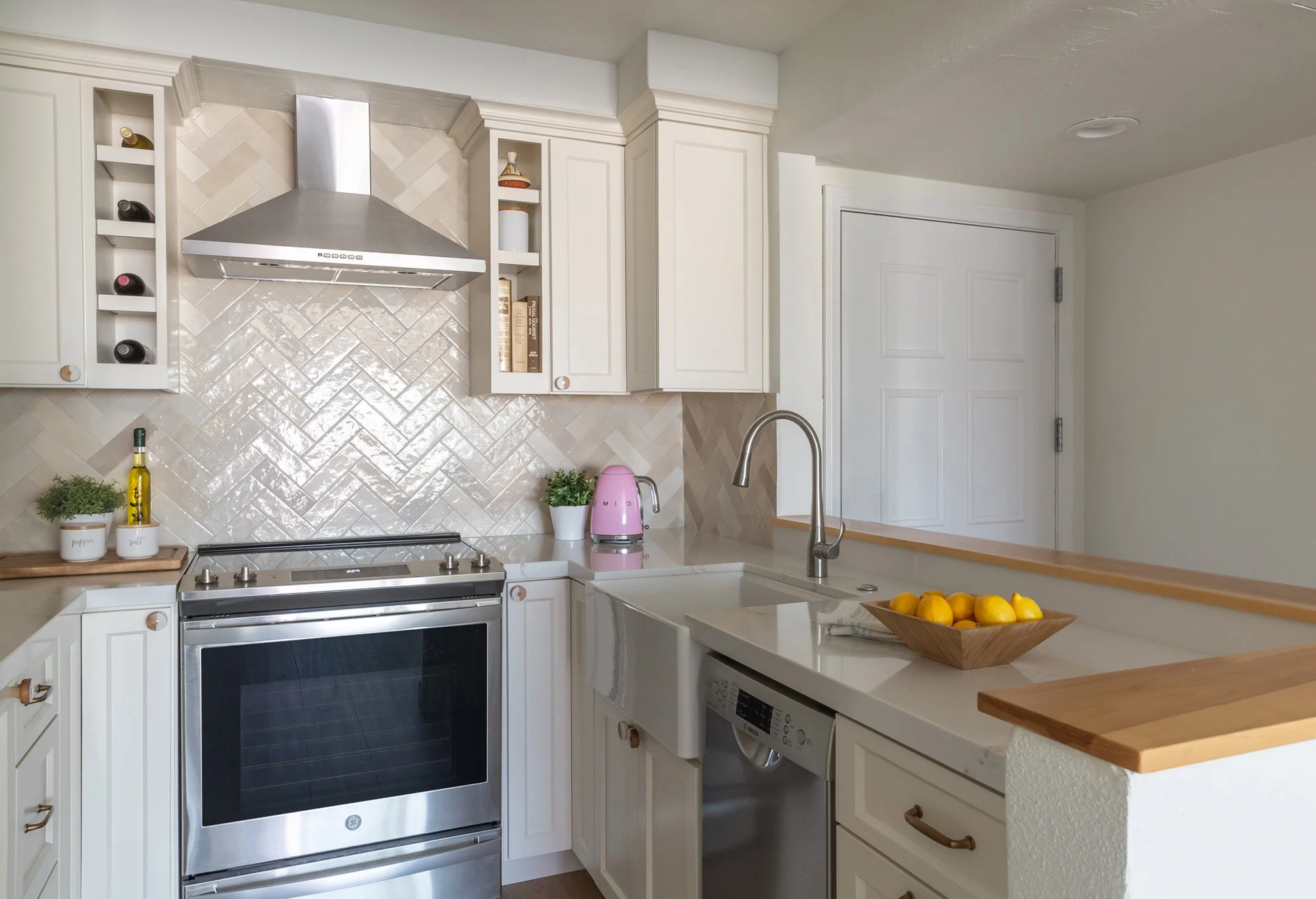 Mentone 305 kitchen in Coronado, California by Madelene Ross Design Studio