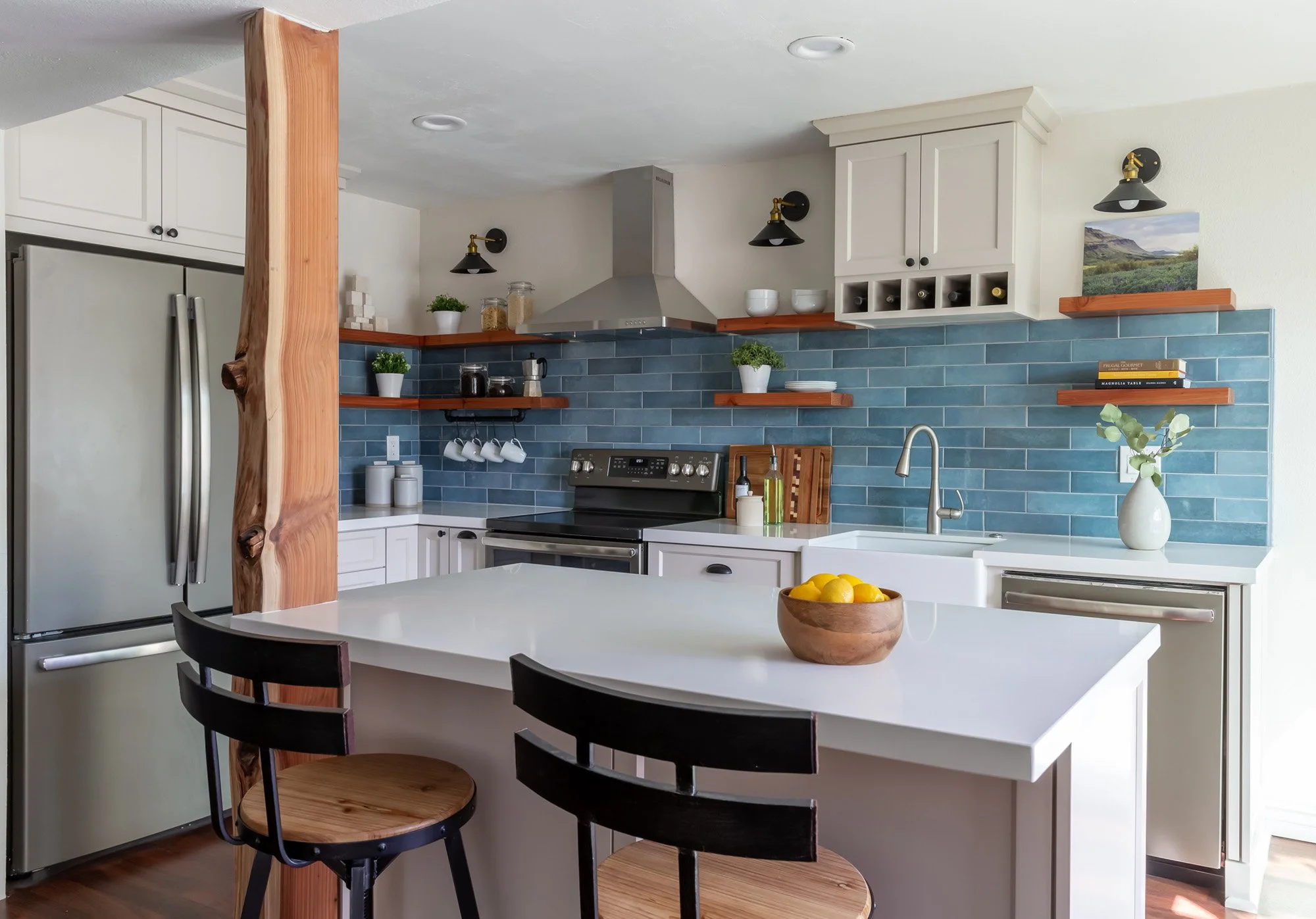 Mentone 307 kitchen detail in Coronado, California by Madelene Ross Design Studio