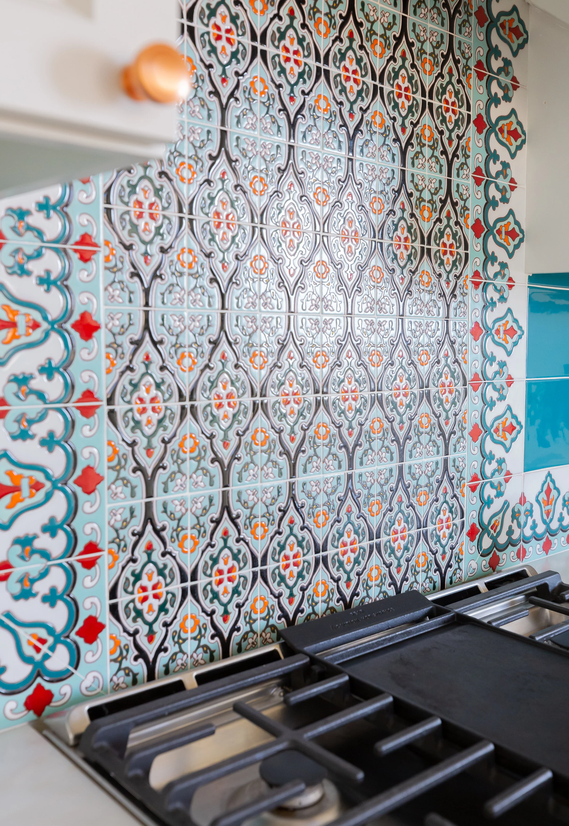 Mission Revival Kitchen kitchen vignette in San Diego, California by Madelene Ross Design Studio