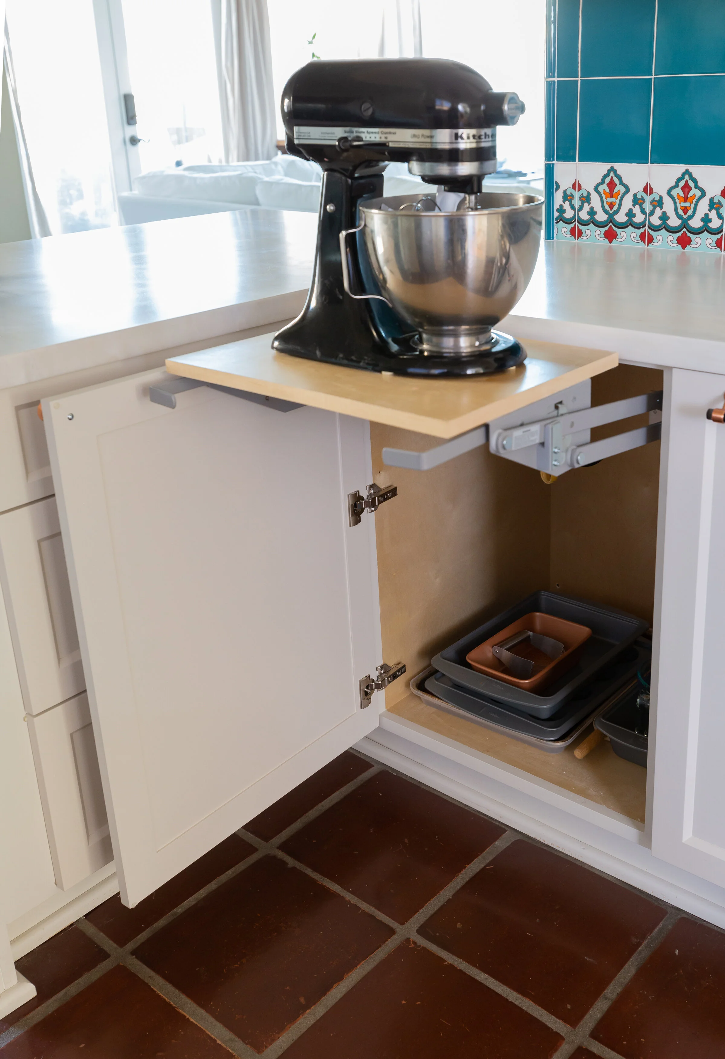 Mission Revival Kitchen kitchen view in San Diego, California by Madelene Ross Design Studio