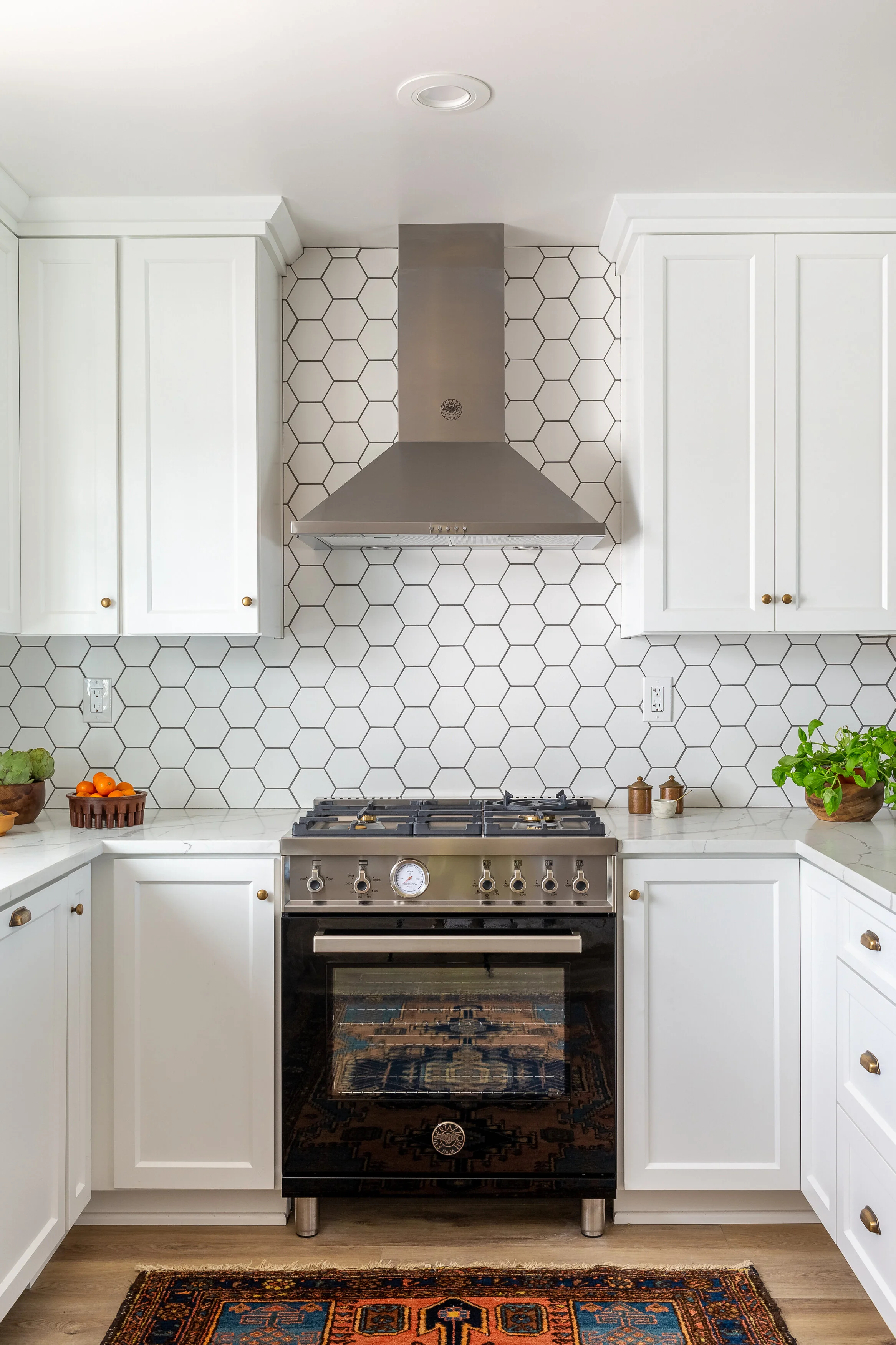 North Point kitchen vignette in San Diego, California by Madelene Ross Design Studio