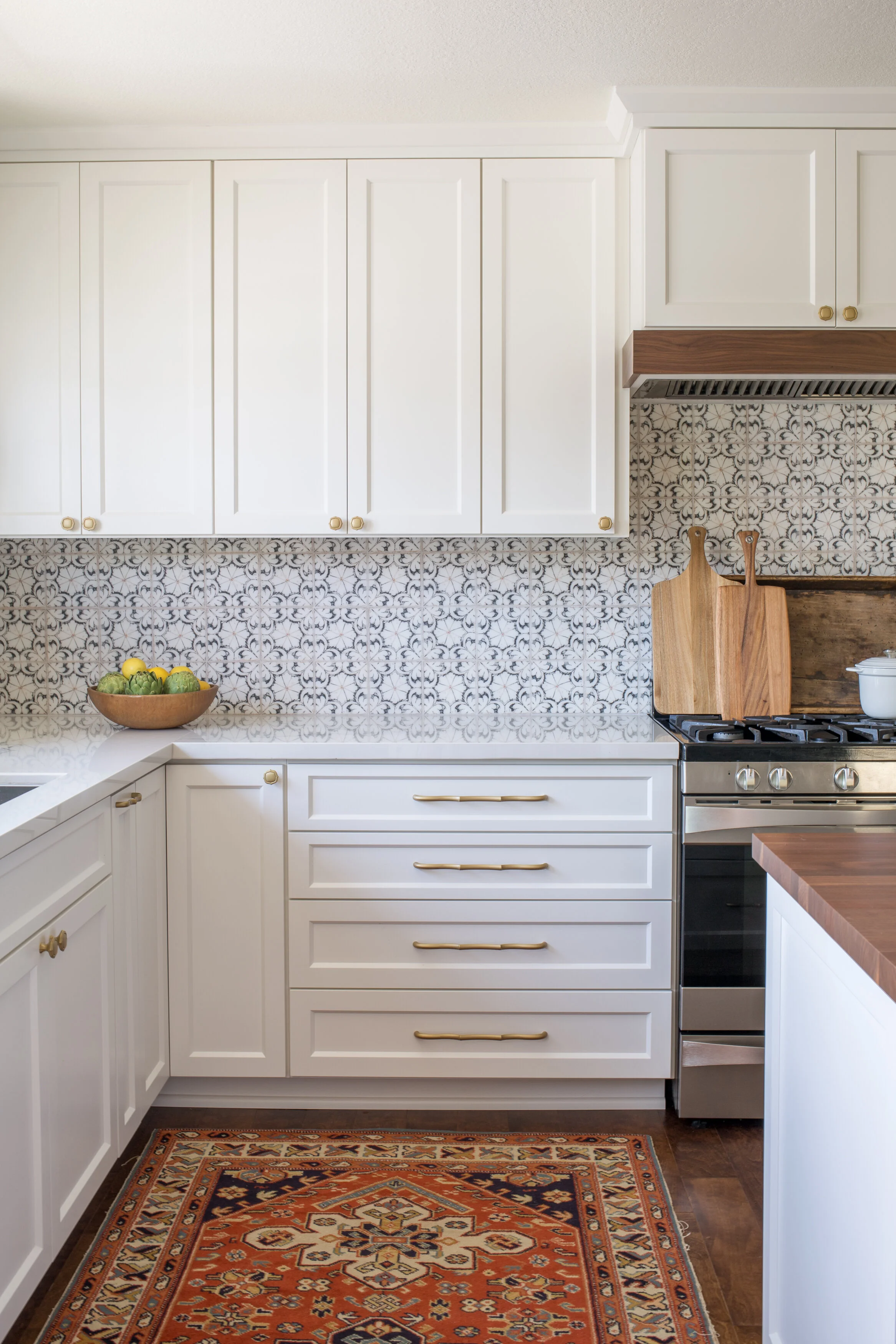 Oceanside Townhouse kitchen detail in Oceanside, California by Madelene Ross Design Studio