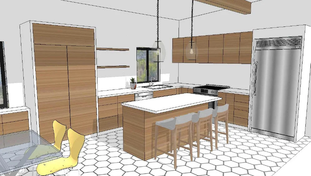 Property Potential interior in San Diego, California by Madelene Ross Design Studio