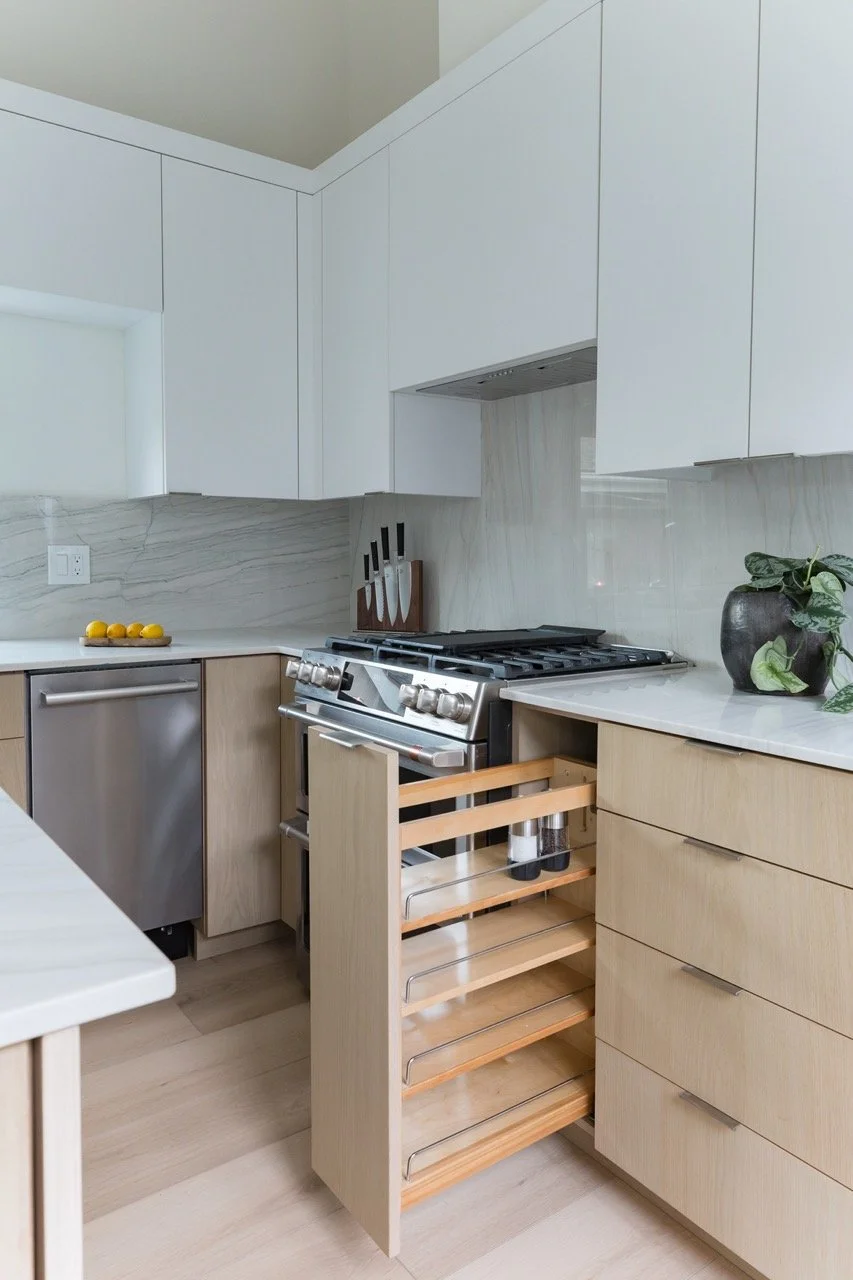 Quebrada kitchen detail in San Diego, California by Madelene Ross Design Studio