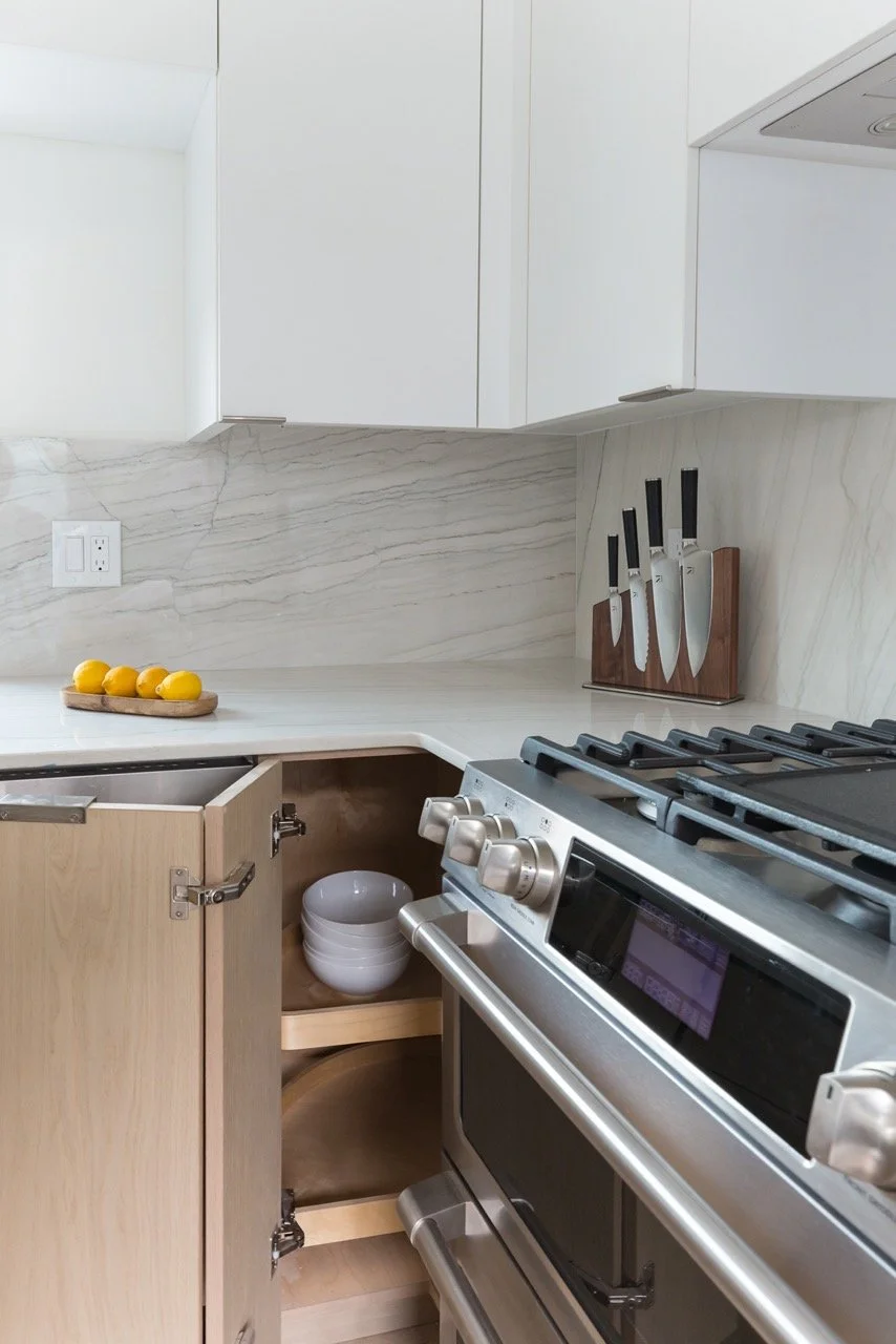 Quebrada kitchen view in San Diego, California by Madelene Ross Design Studio