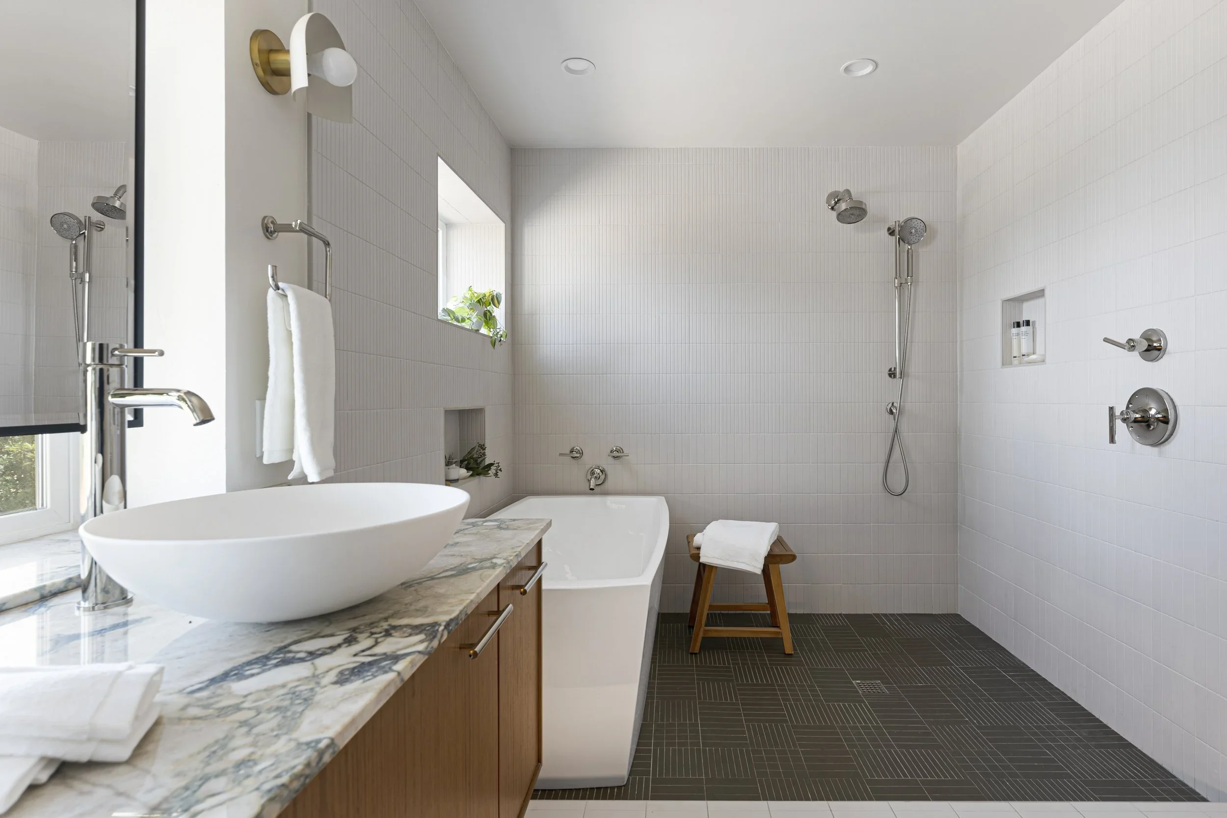 Resmar Road kitchen view in San Diego, California by Madelene Ross Design Studio