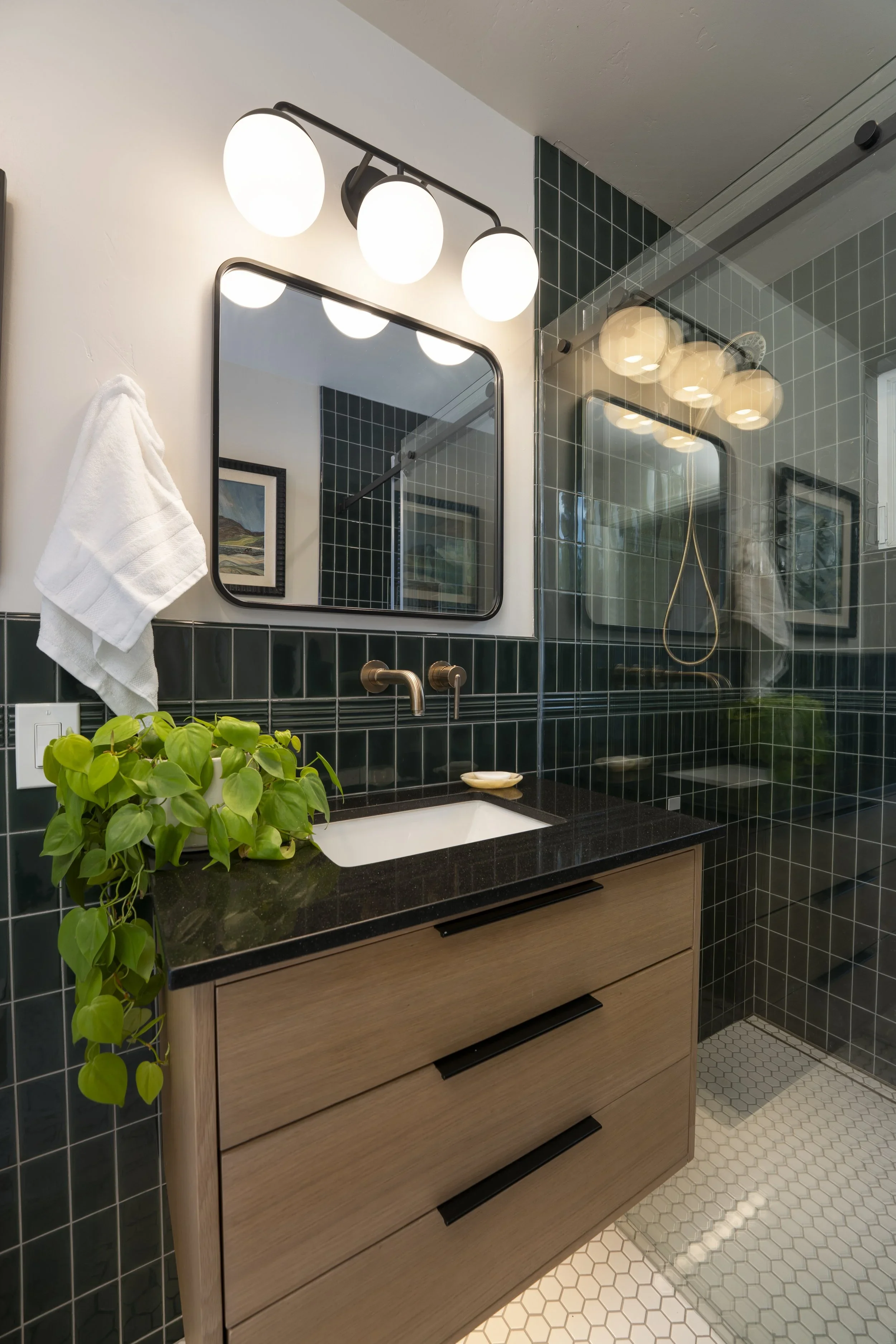 Resmar Road kitchen vignette in San Diego, California by Madelene Ross Design Studio